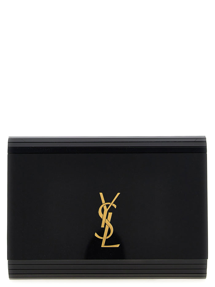 Saint Laurent 100% Plexiglass crossbody bag in black