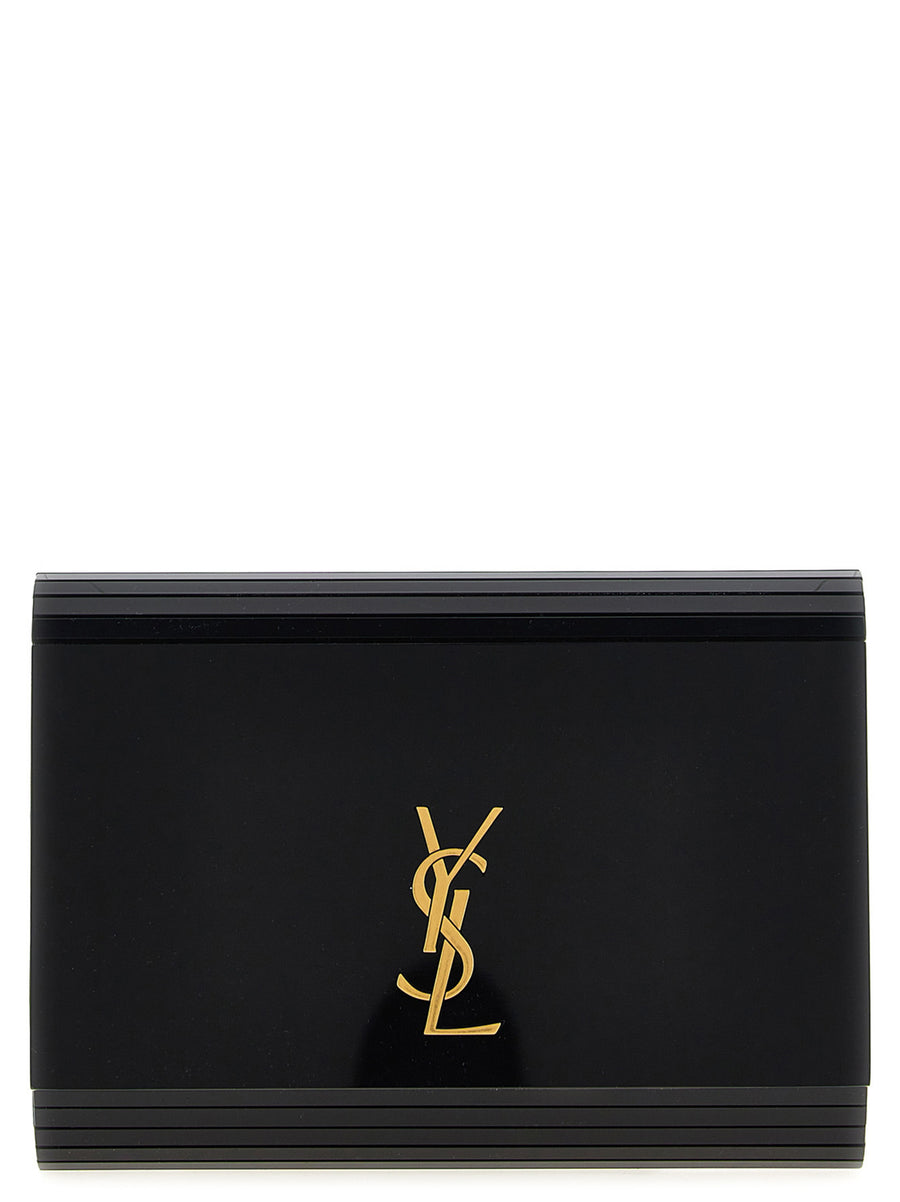 Saint Laurent 100% Plexiglass crossbody bag in black