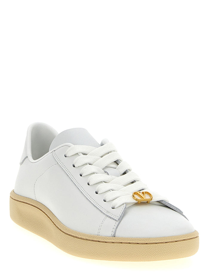 Valentino Garavani 100% Calfskin Leather sneaker in white — view 2