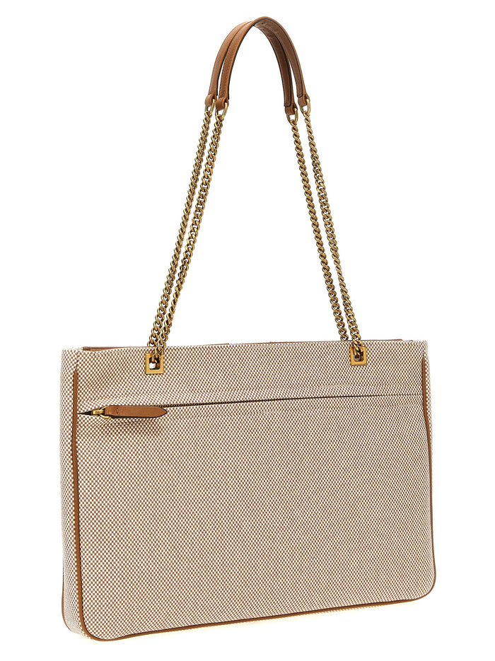 Valentino Garavani 100% cotton tote bag in beige — view 2