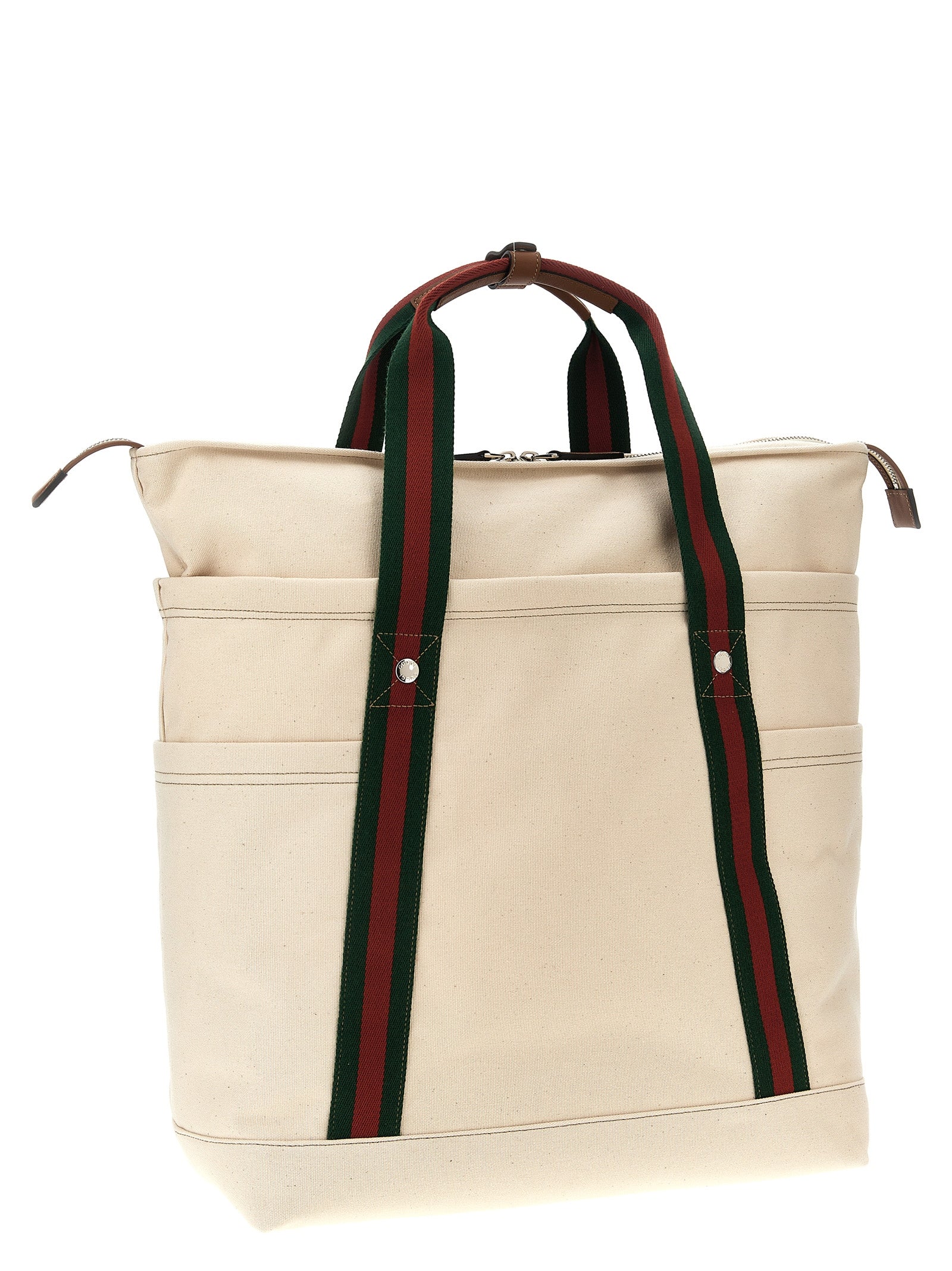 Gucci 100% cotton tote bag in white — view 2