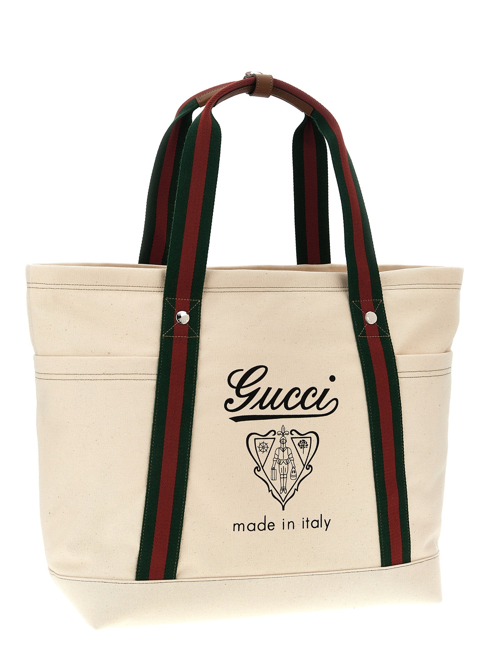 Gucci 100% cotton tote bag in white — view 3