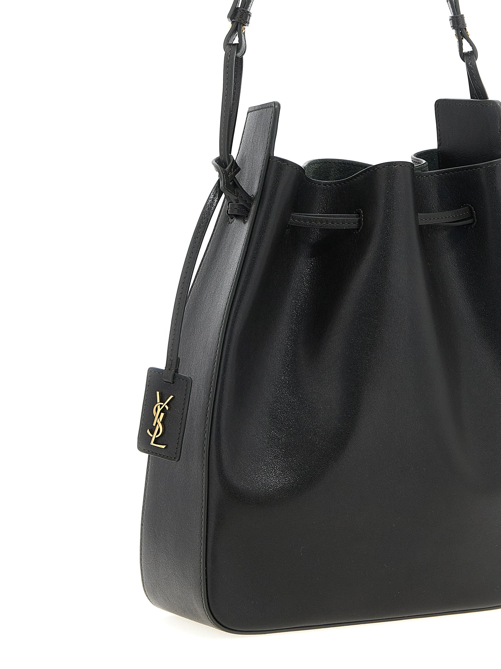 Saint Laurent 100% Calfskin Leather crossbody bag in black — view 3