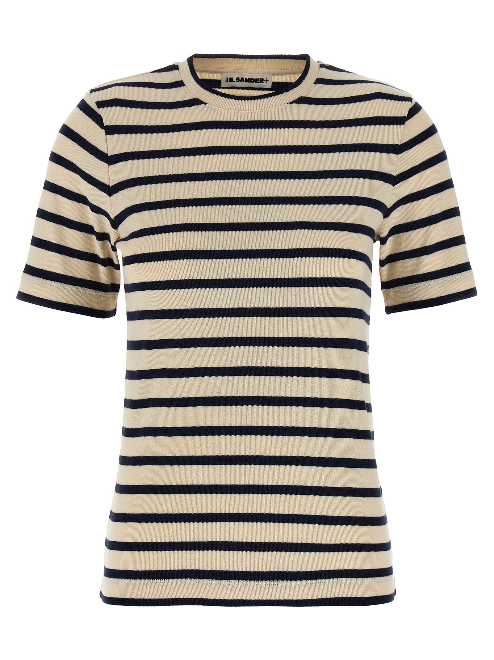 Jil Sander 100% cotton t-shirt in beige