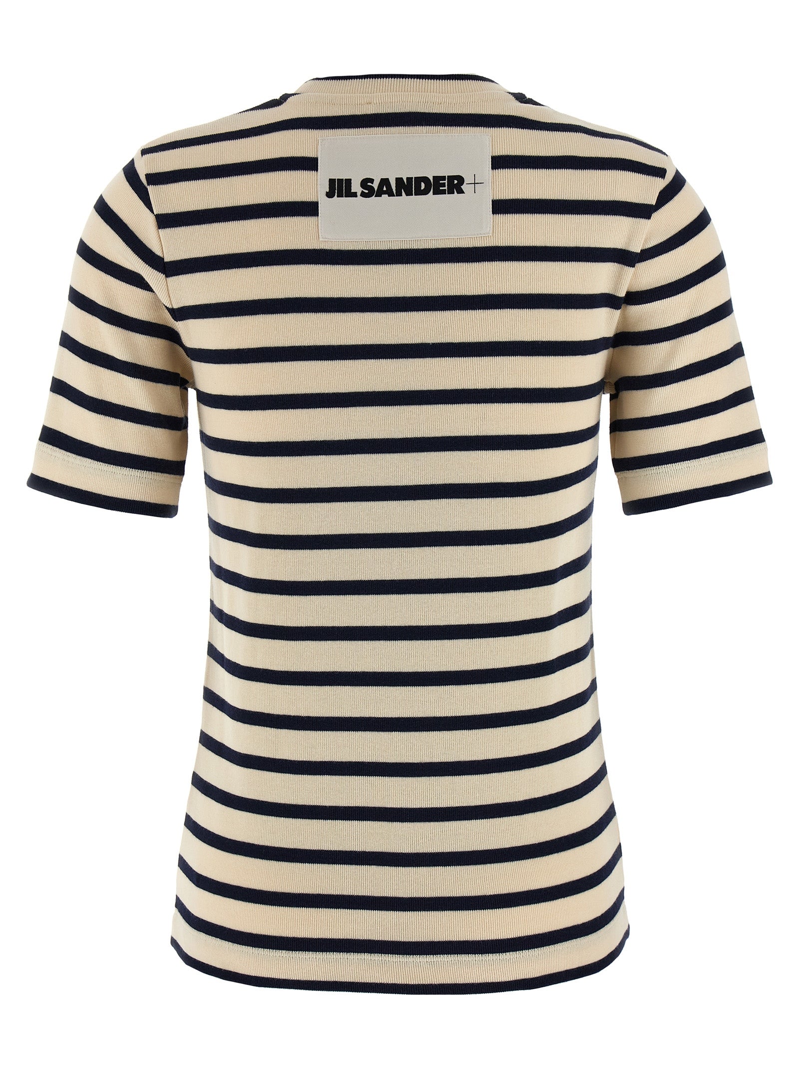 Jil Sander 100% cotton t-shirt in beige — view 2