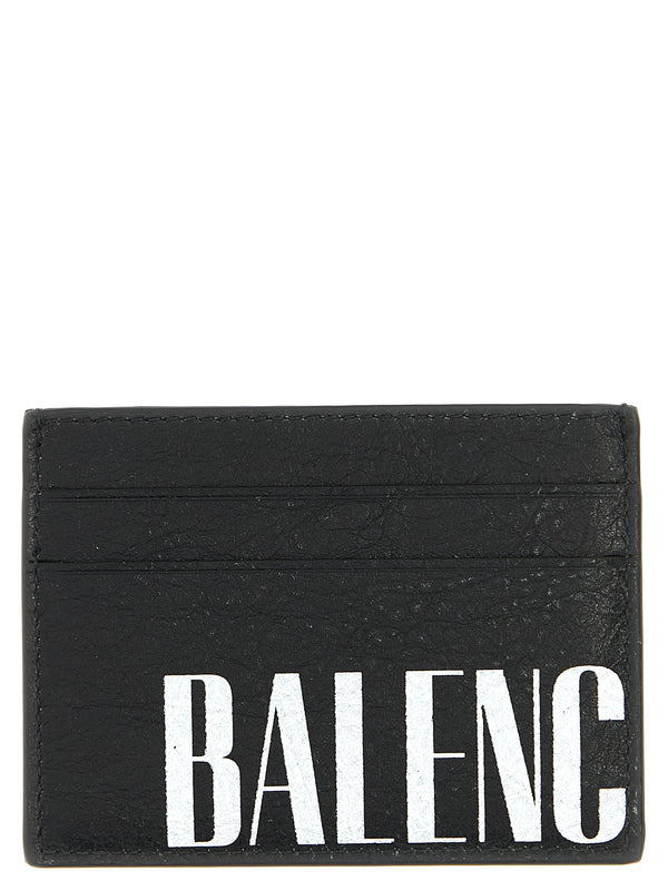 Balenciaga 100% Lamb Leather card case in black