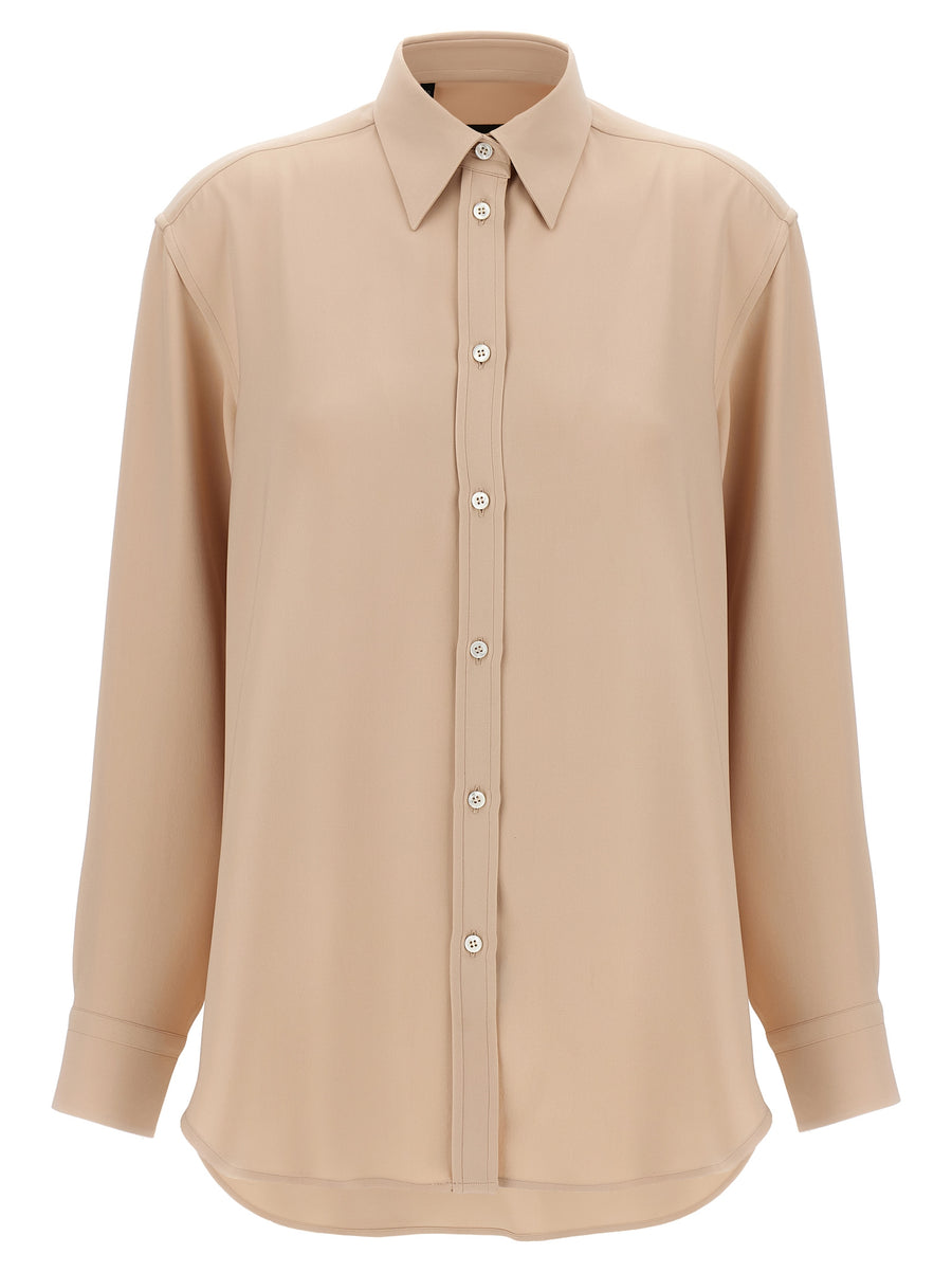 Brioni 100% Silk blouse in pink