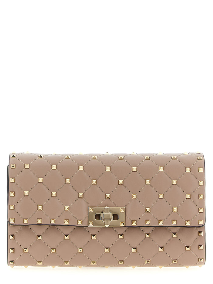Multicolor Lamb Leather Shoulder Bag