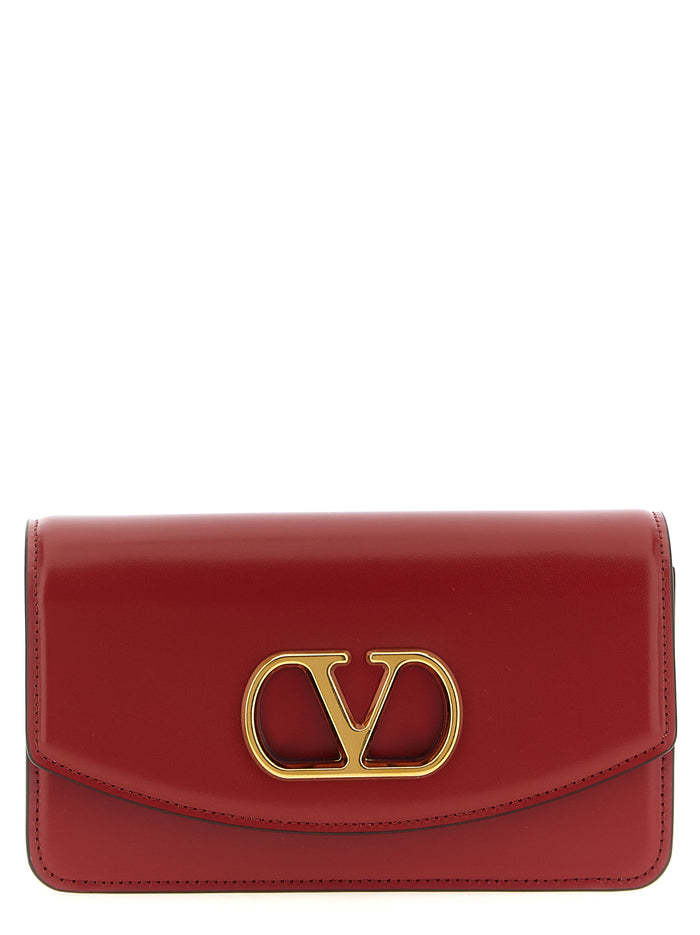 Multicolor Calfskin Clutch Bag