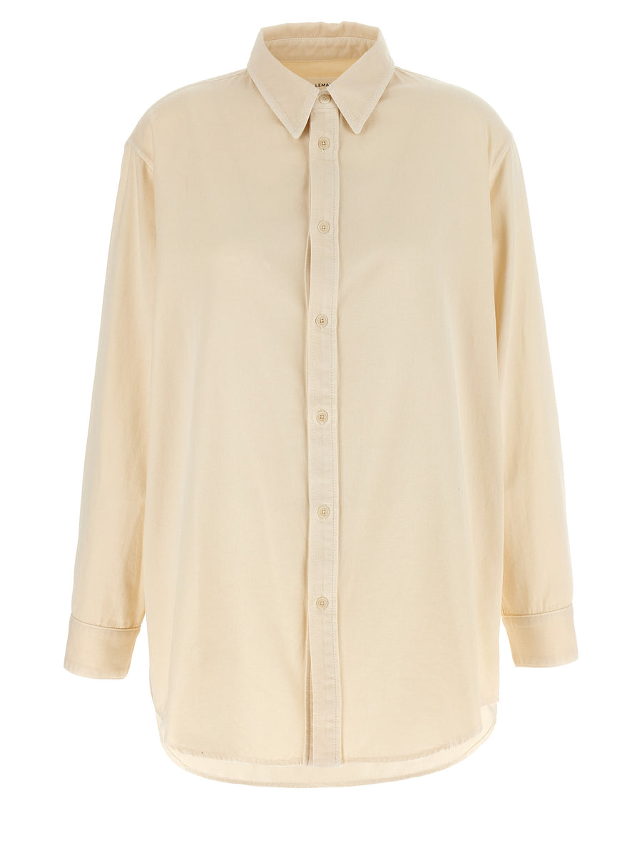 Lemaire 100% Cotton shirt in beige
