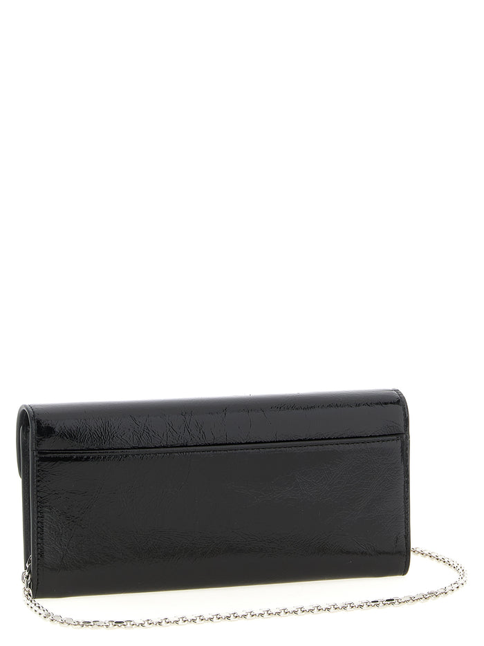 Roger Vivier 100% Calfskin Leather wallet in black — view 2