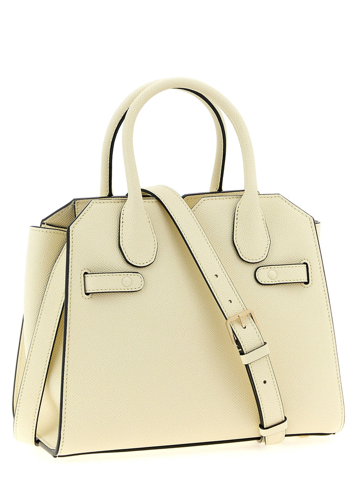 White Calfskin Handbag Bag