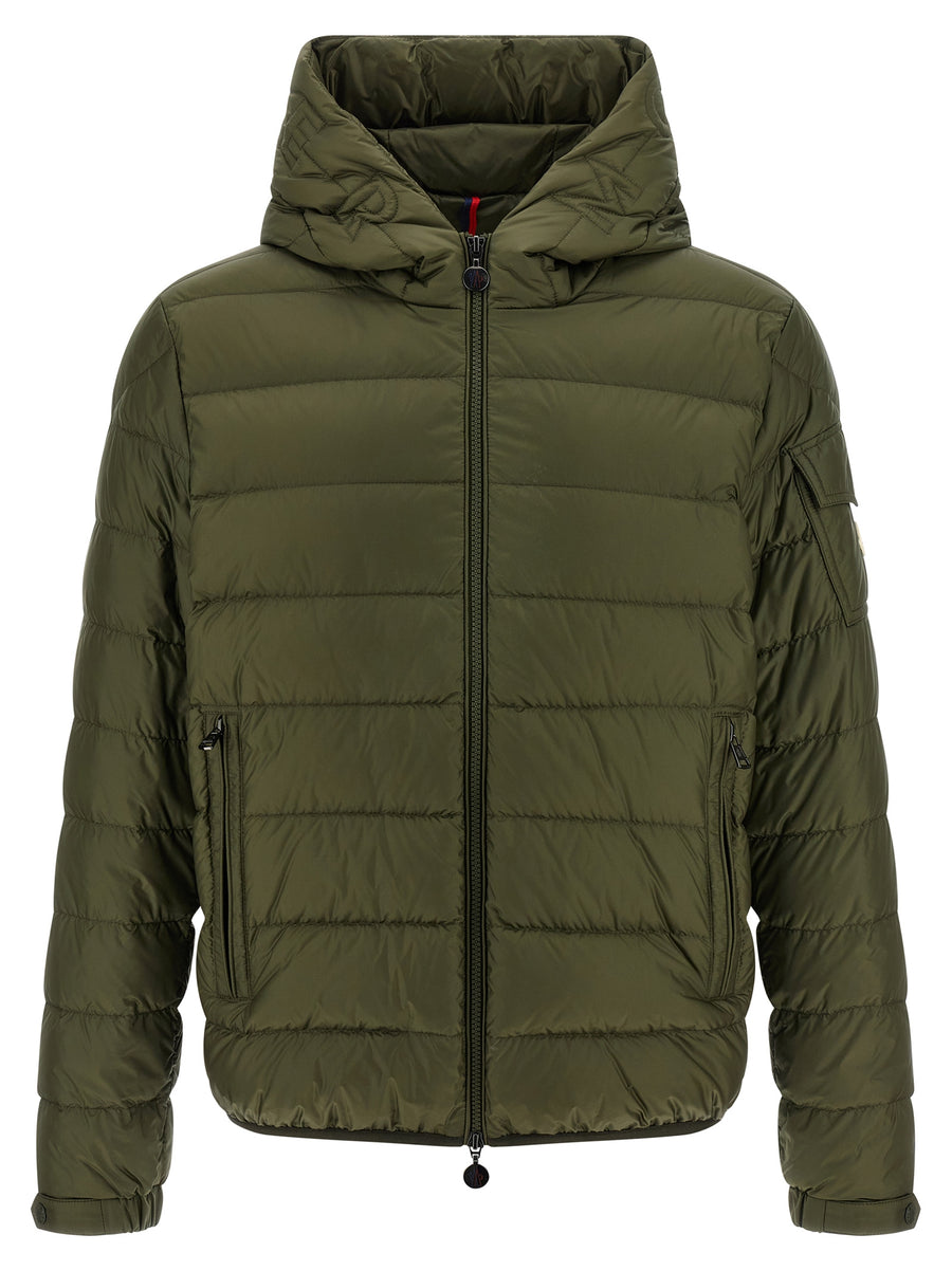 Moncler 100% Polyamide down jacket in green