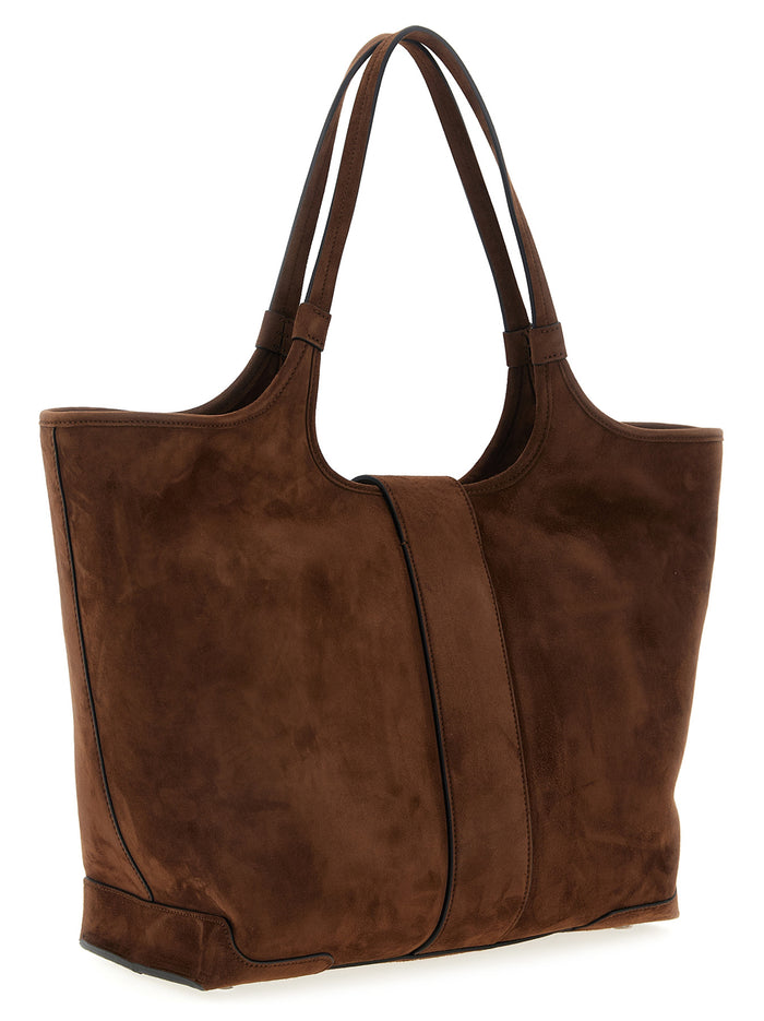 Roger Vivier 100% Goat Leather tote bag in brown — view 2