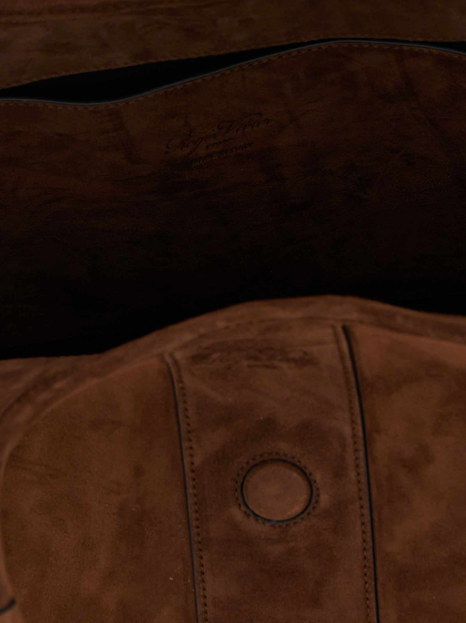 Roger Vivier 100% Goat Leather tote bag in brown — view 4