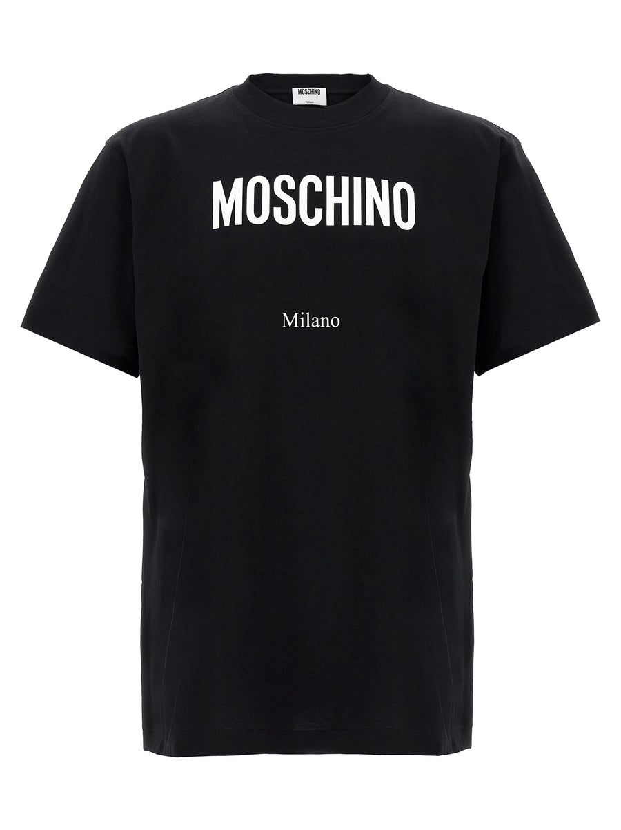 Moschino 100% cotton t-shirt in black