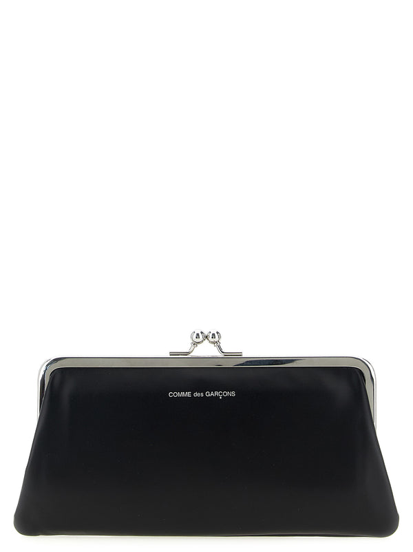 Comme des Garçons 100% cow leather wallet in black