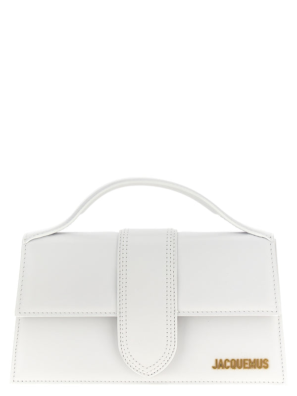Jacquemus 100% Cowhide (Bos Taurus) top handle bag in white