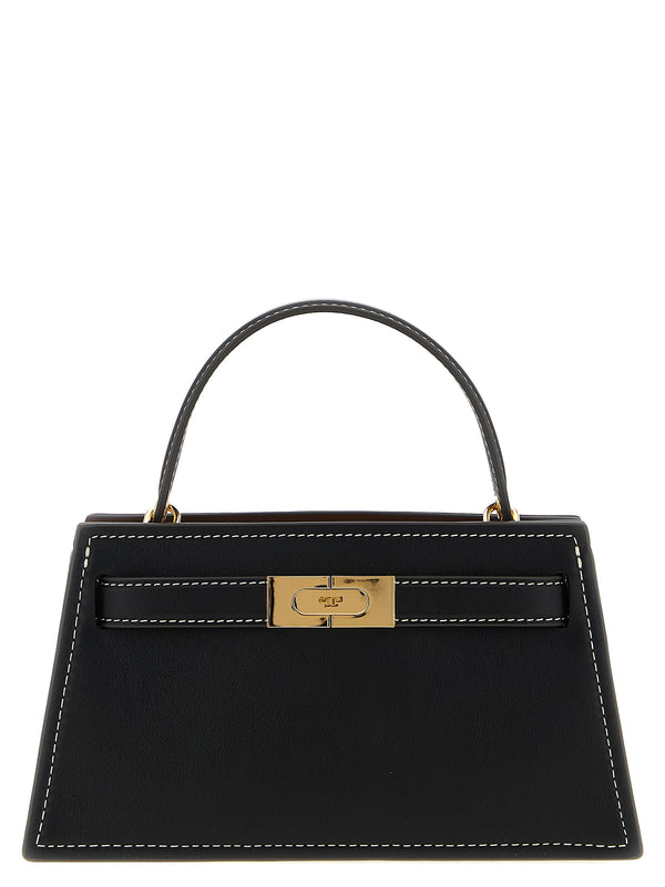 Tory Burch 100% Cow Leather top handle bag in black