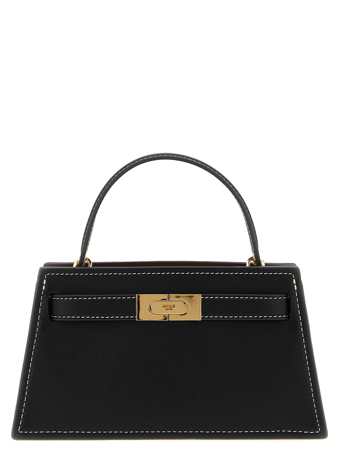 Tory Burch 100% Cow Leather top handle bag in black