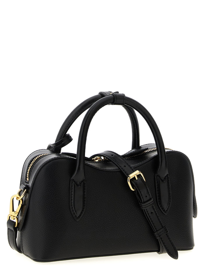 Stella McCartney 100% polyamide shoulder bag in black — view 2