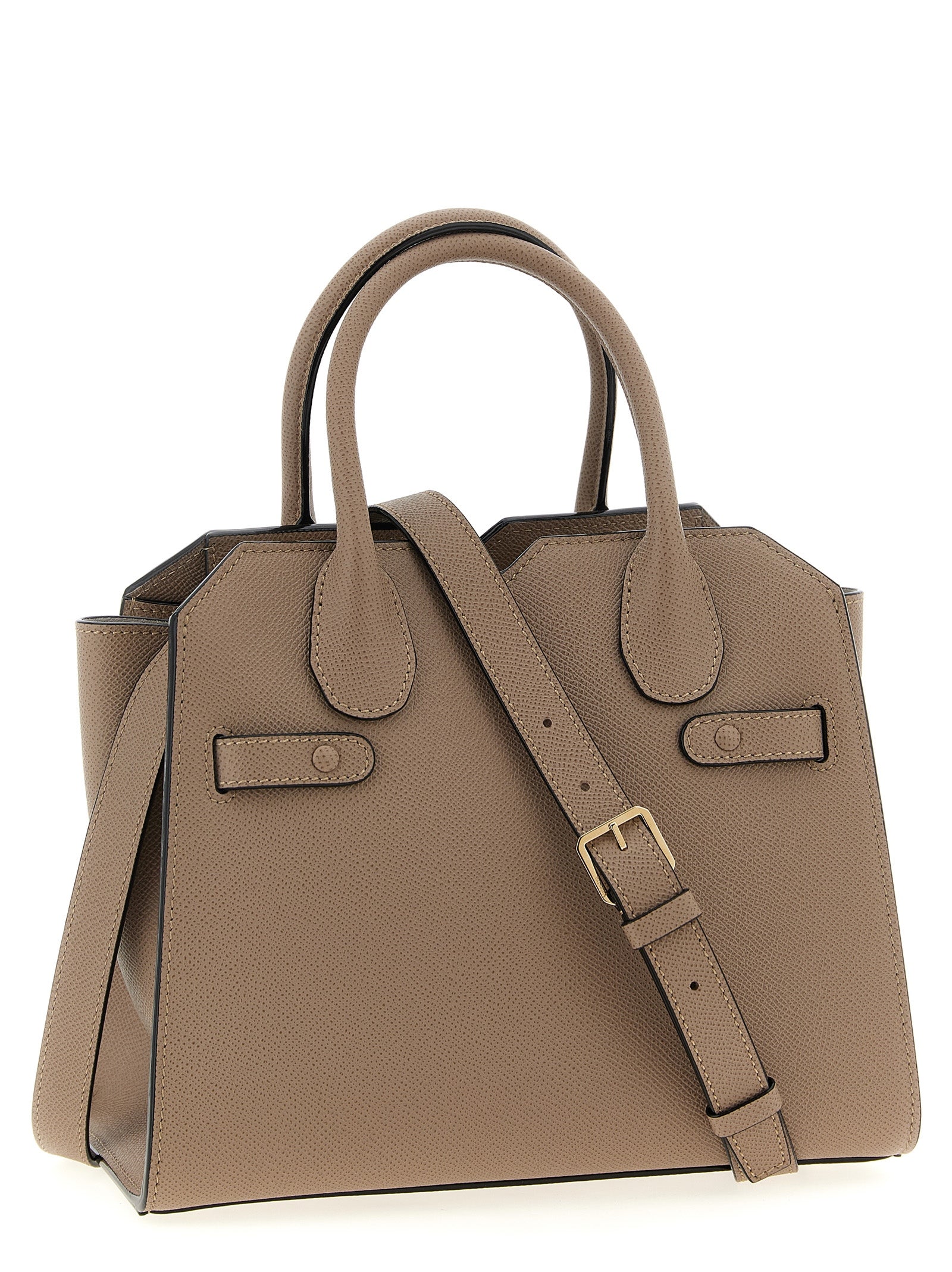 Beige Calfskin Handbag Bag