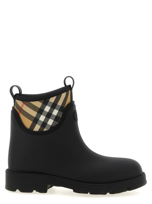 Burberry 70% Rubber ankle boot in black