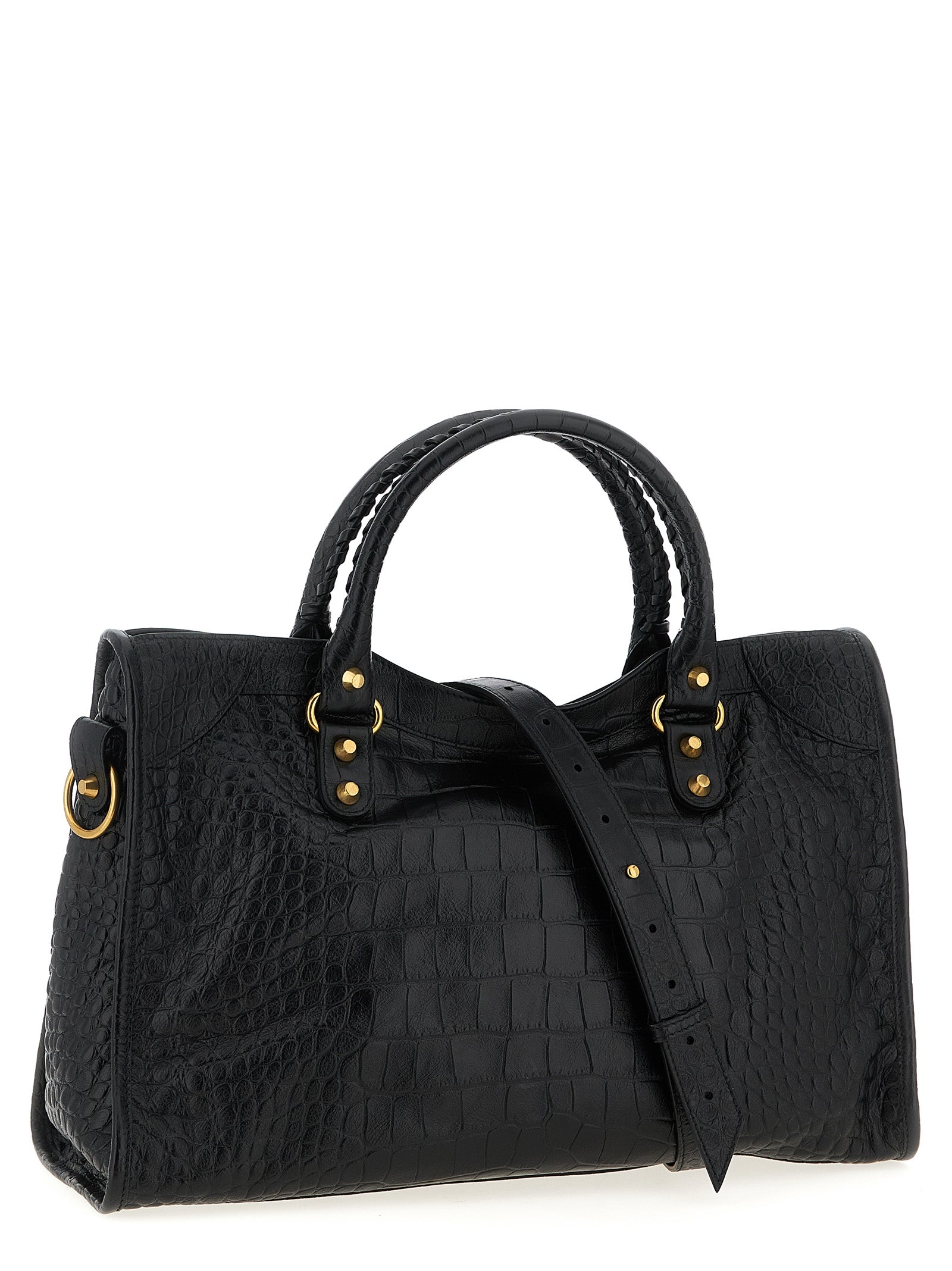 Black Calfskin Handbag Bag