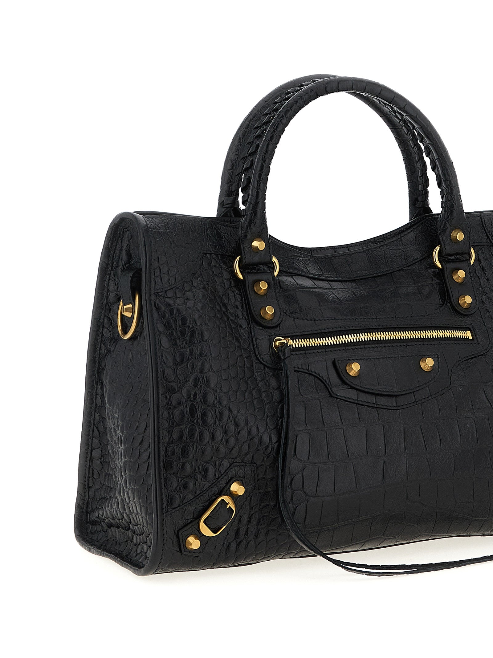 Black Calfskin Handbag Bag