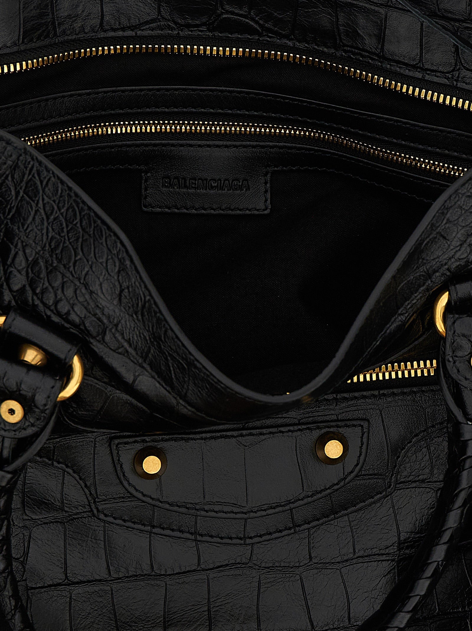 Black Calfskin Handbag Bag