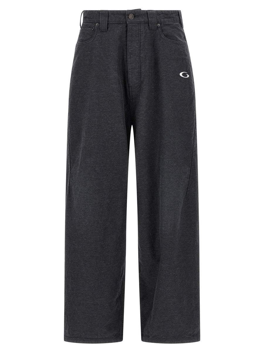 Balenciaga 100% Cotton trousers in gray
