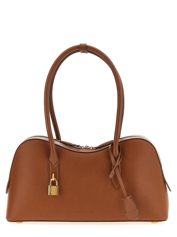 Stella McCartney 100% polyamide shoulder bag in brown