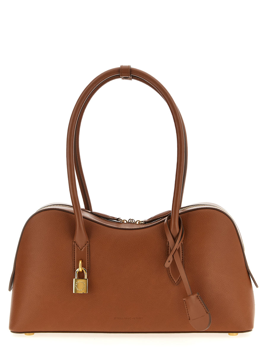 Stella McCartney 100% polyamide shoulder bag in brown