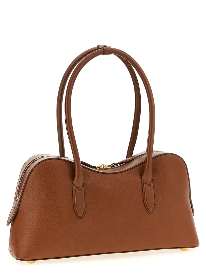 Stella McCartney 100% polyamide shoulder bag in brown — view 2