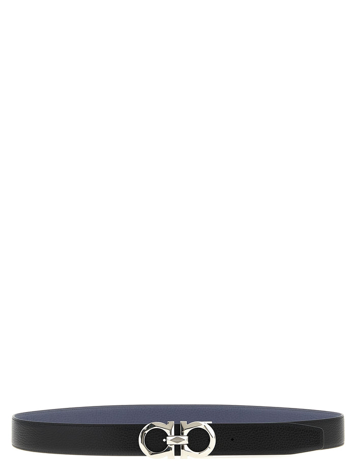 Ferragamo 100% calfskin leather (Bos Taurus) belt in multicolor — view 2
