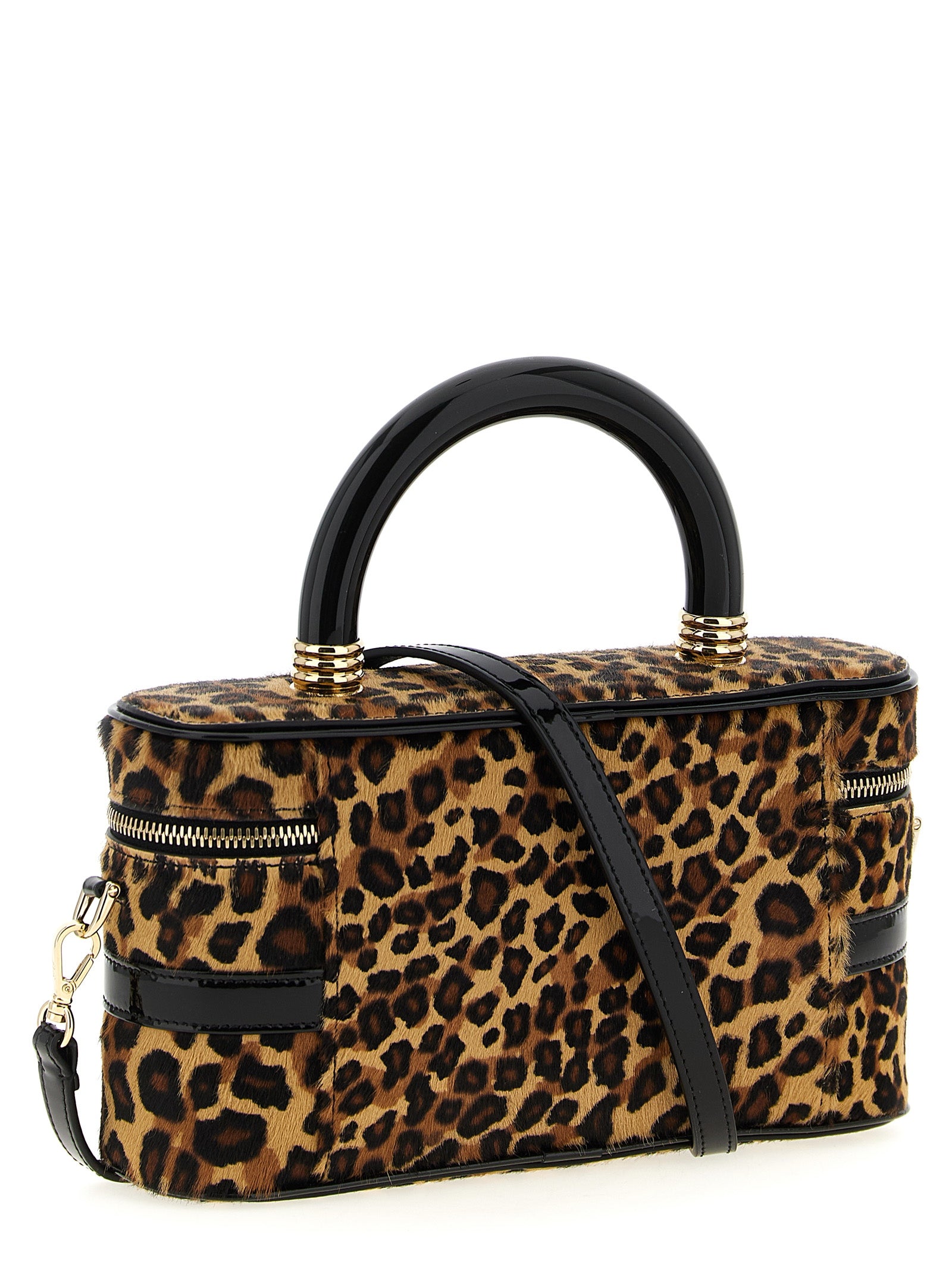 Roger Vivier 100% calfskin leather top handle bag in multicolor — view 2