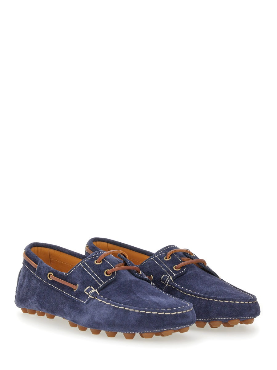 Leather Loafer Blue Calfskin Loafers