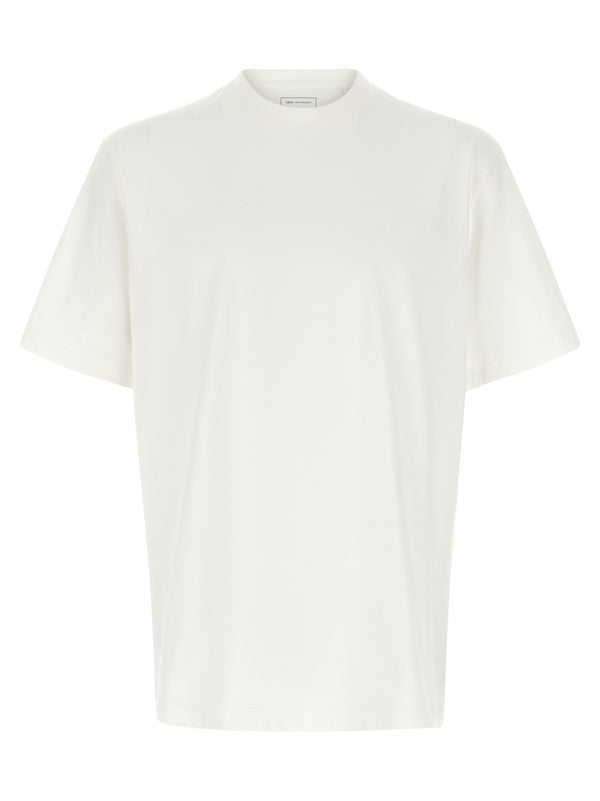 Y-3 100% cotton t-shirt in white