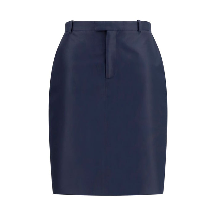 Gucci 100% Silk skirt in navy