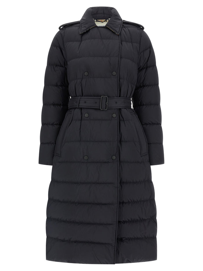 Burberry 100% Polyamide down coat in black — view 2