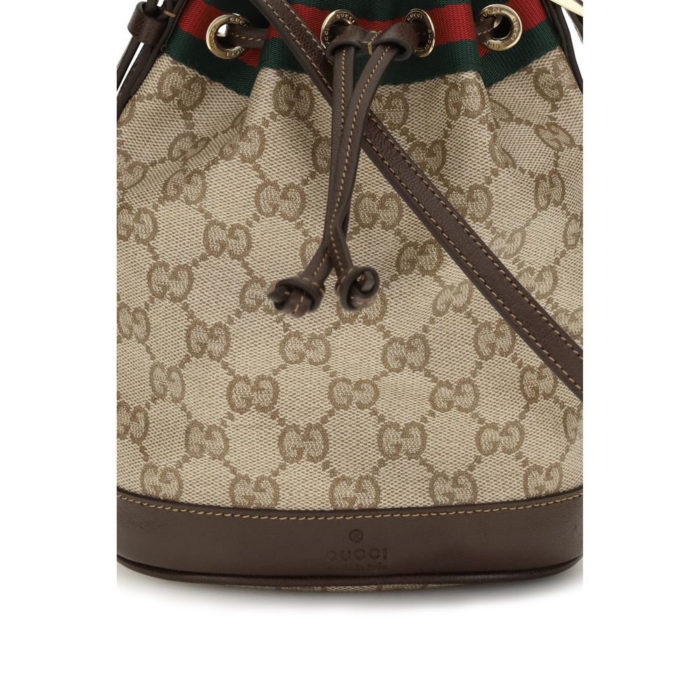 Beige Cotton Backet Bag