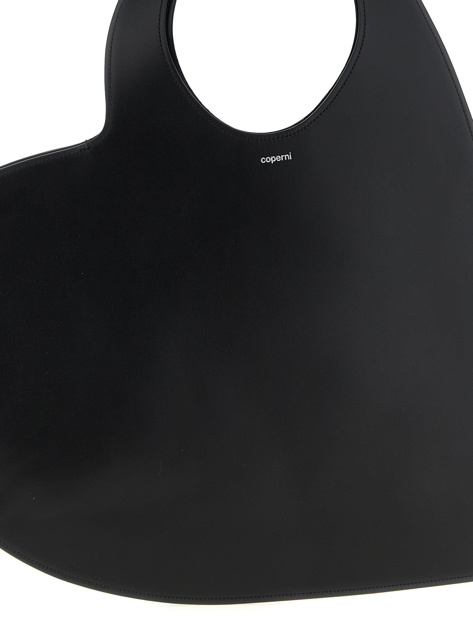 Black Cowhide Shoulder Bag