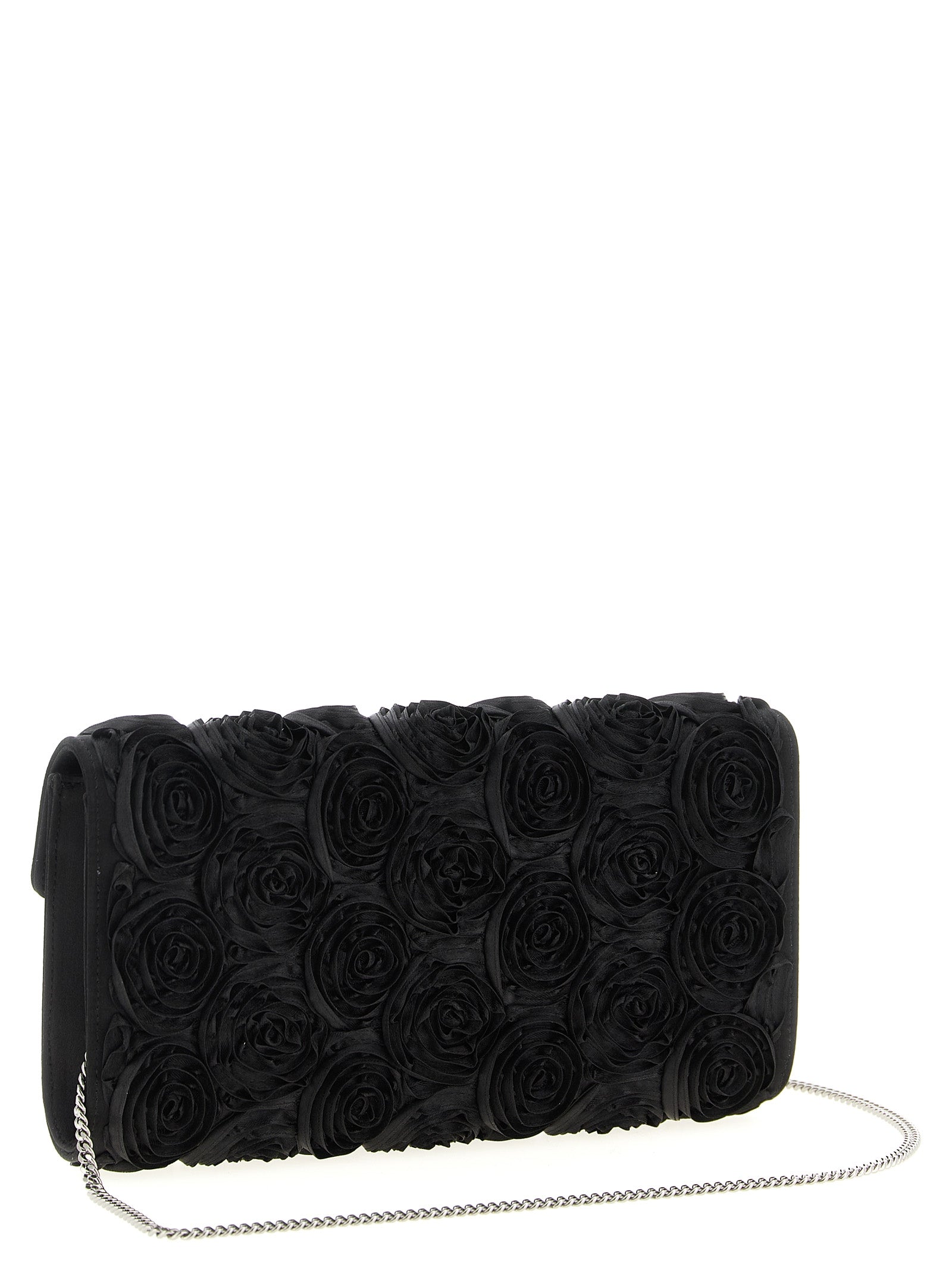 Roger Vivier 67% Viscose clutch in black — view 2
