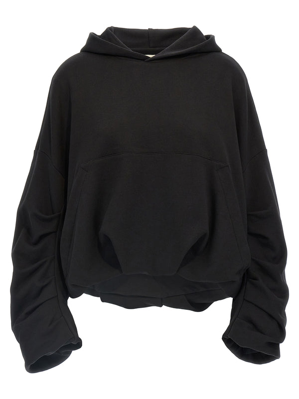 Dries Van Noten 100% cotton hoodie in black