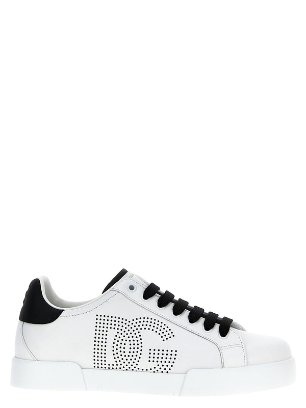 Dolce & Gabbana 100% calfskin leather (Bos Taurus) sneaker in white