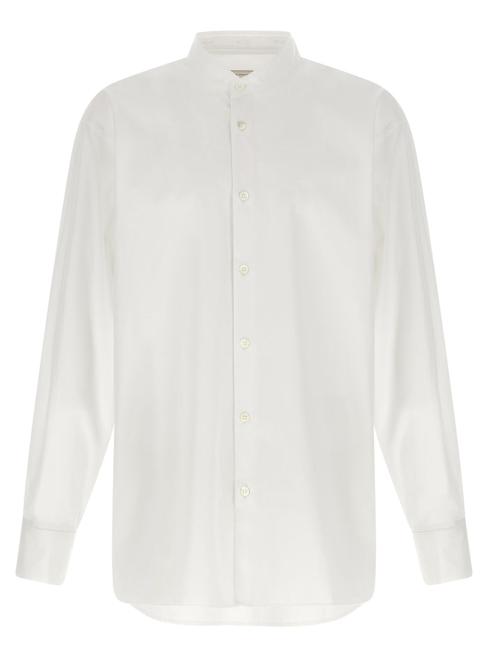 Dries Van Noten 100% cotton shirt in white — view 2