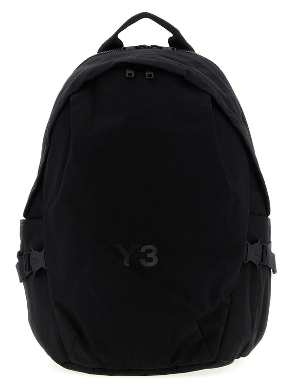 Y-3 100% polyamide backpack in black