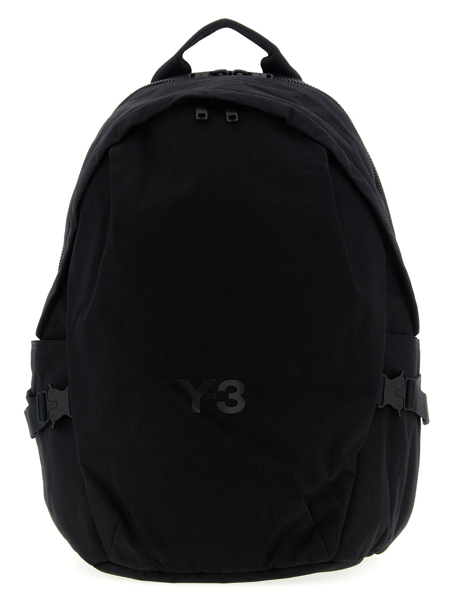 Y-3 100% polyamide backpack in black