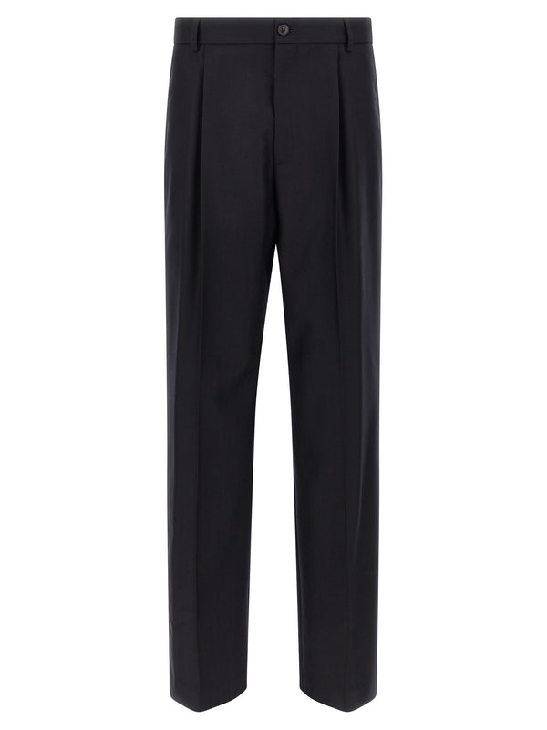 Dries Van Noten 100% wool trousers in black
