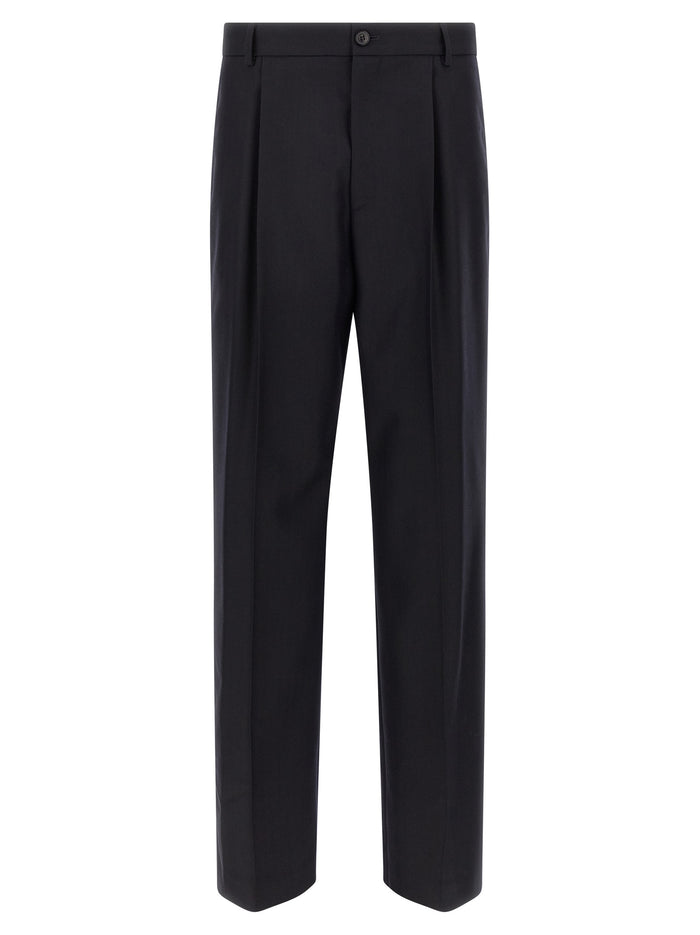 Dries Van Noten 100% wool trousers in black